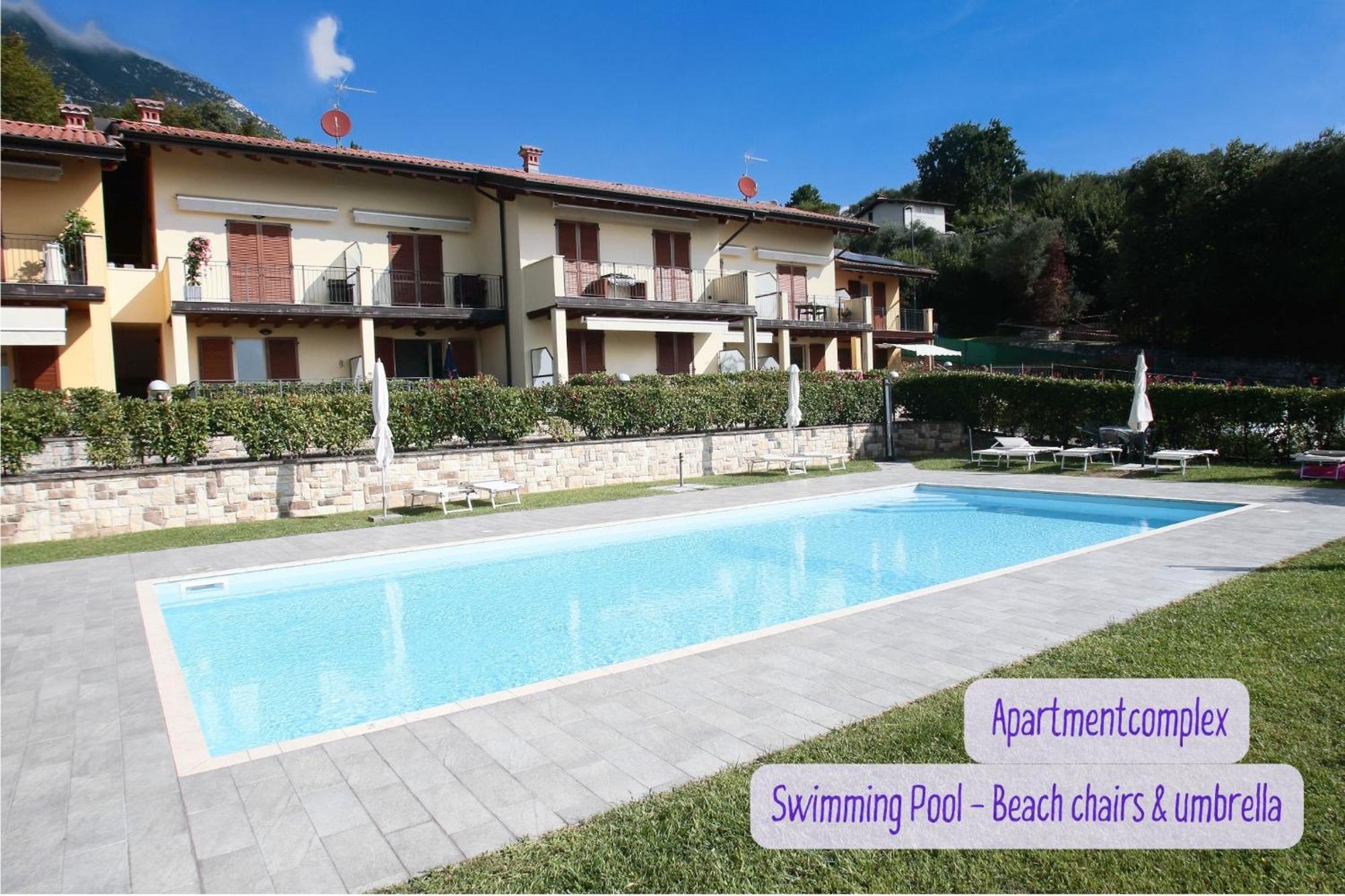 Panorama Lake View, Pool & Garden, 2 Bathrooms, Kingsize & Single-Beds, Fast Internet Toscolano Maderno Zewnętrze zdjęcie